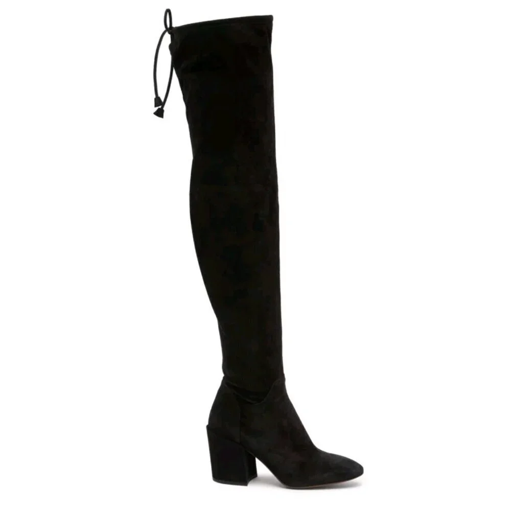 Aquatalia black suede